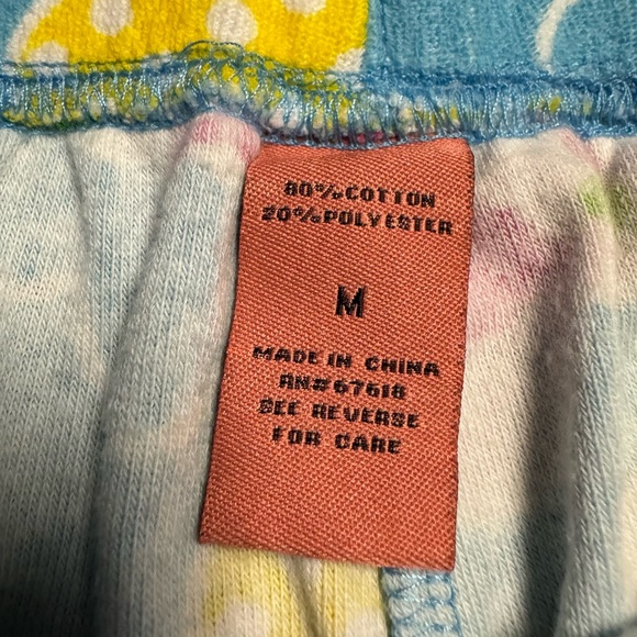 Sanrio Hello Kitty Sleepwear Shorts Women Size Medium Blue/Yellow Rare - Picture 7 of 7